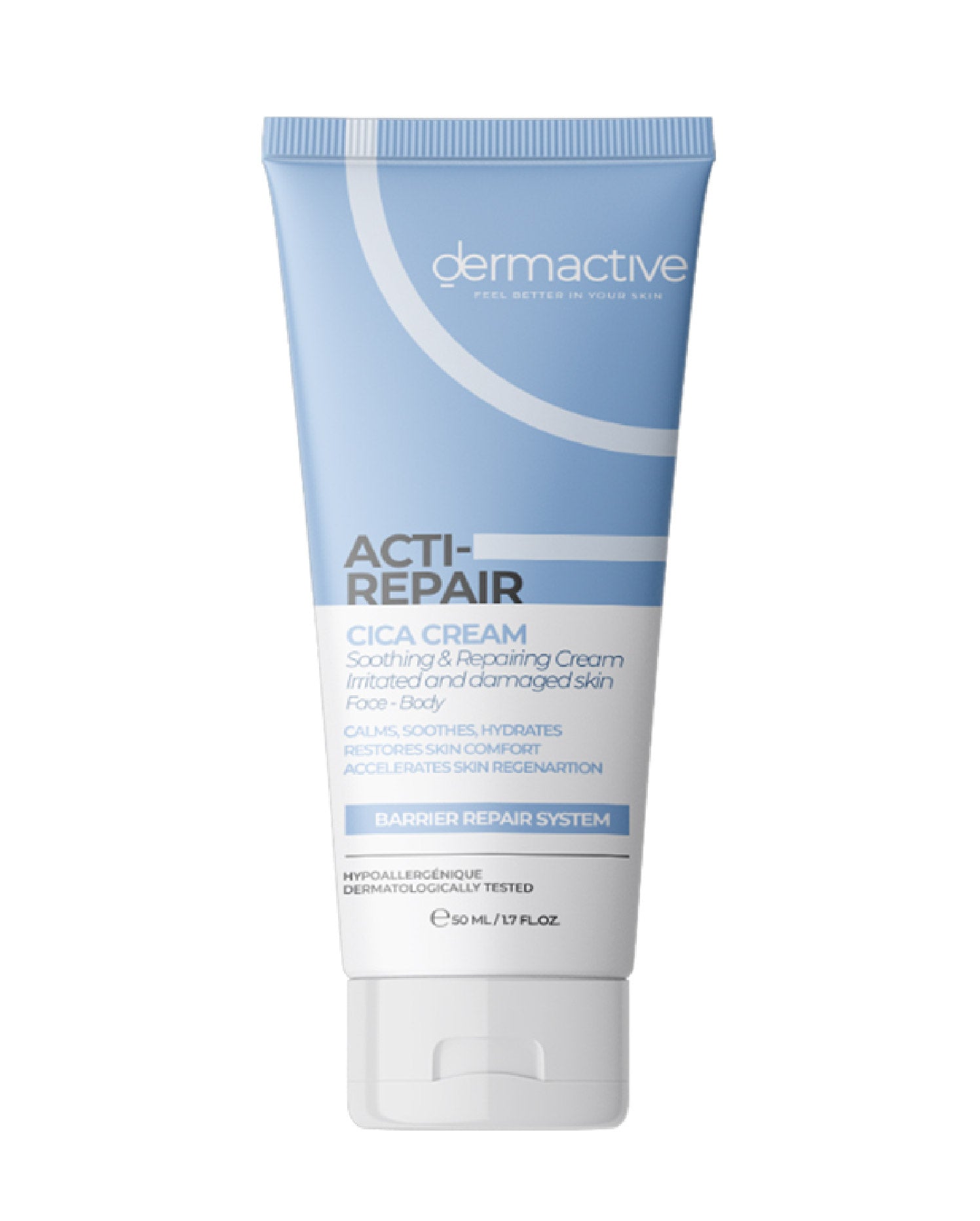 Dermactive ACTI-REPAIR CICA Cream – Repairing & Soothing Cream for Face & Body