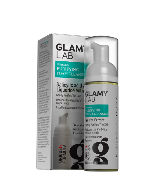 Glamy lab purifying foam cleanser