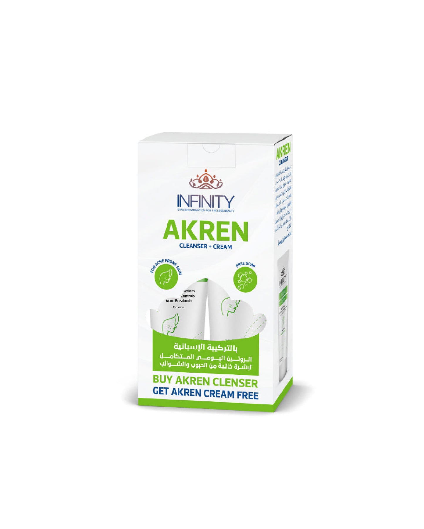 Infinity akren cleanser plus cream