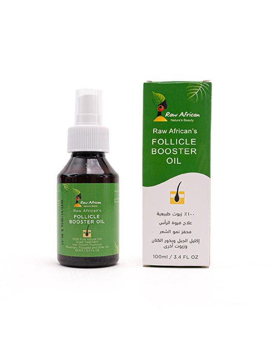 Raw African hair follicle booster oil