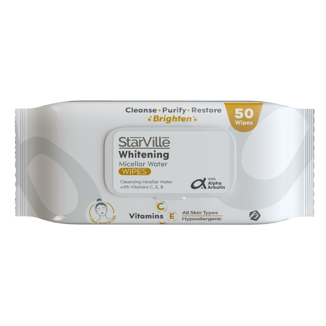 StarVille Whitening Micellar Water Wipes