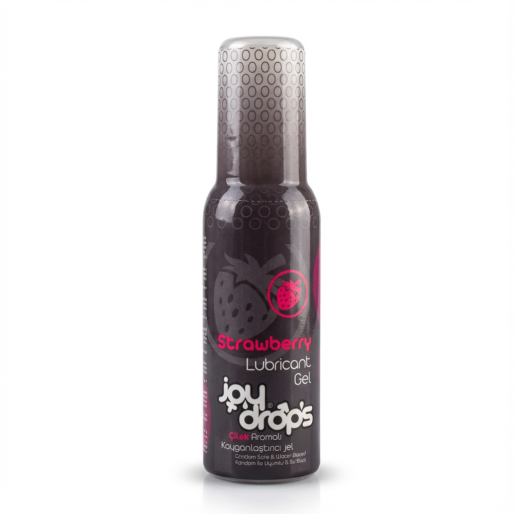 JoyDrops Strawberry Lubricant Gel