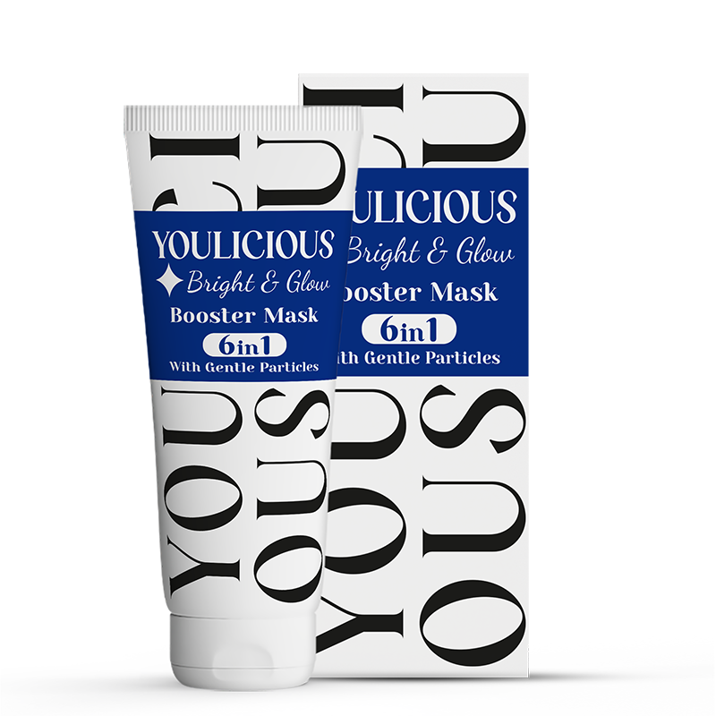 Youlicious Bright & Glow Booster Mask 6-in-1 Skin-Boost Treatment